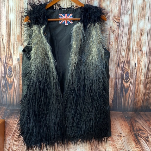 Miss London Jackets & Blazers - Faux Fur Vest